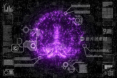 Neural Networks Circuitry Close Up